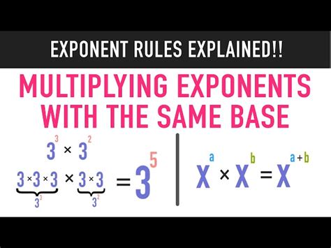 Image result for Adding Exponents Same Base