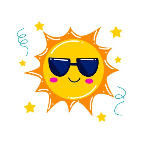 Sun Sticker PNG 的图像结果