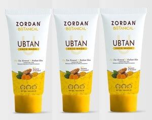 ZORDAN Botanical Ubtan Natural for Dry Skin with Turmeric & Saffron for ...