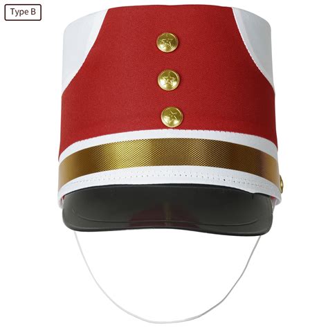 Aislor Marching Band Hat for Kids Drum Major Hat with Gold TrimToy ...