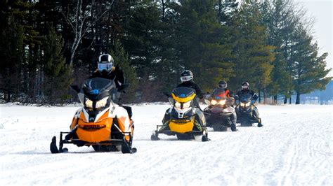 Snowmobiling - Vilas County, WI