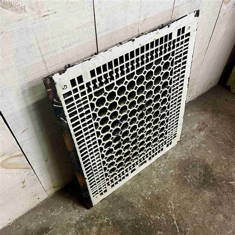 Large Antique Floor Grates - 22 x 26 - Historic House Salvage