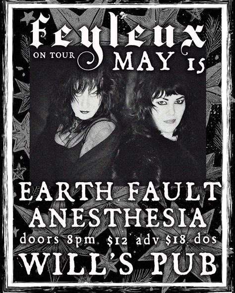 Feyleux, Earth Fault, and Anesthesia, Will's Pub, Orlando, 15 May 2025 ...