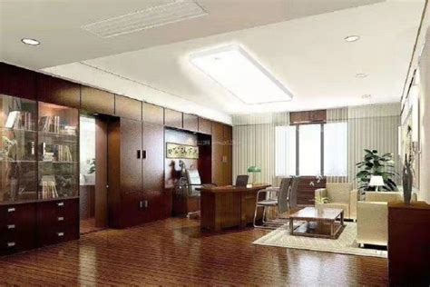 郑州中式装修办公室案例 华融地产轻奢风新中式办公室装修_空间
