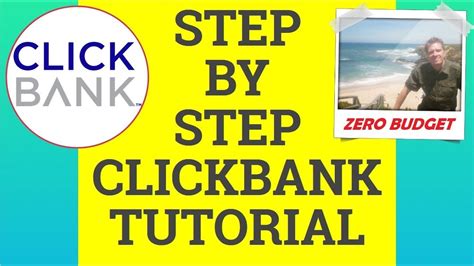 ClickBank Tutorial Step by Step 的图像结果