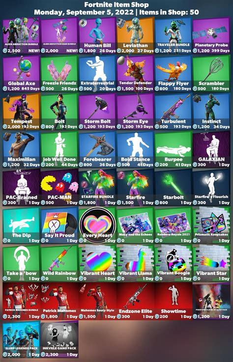 iFireMonkey on Twitter: "🛒 #Fortnite Item Shop ⏰ Monday, September 5, 2022 💚 Use code ...