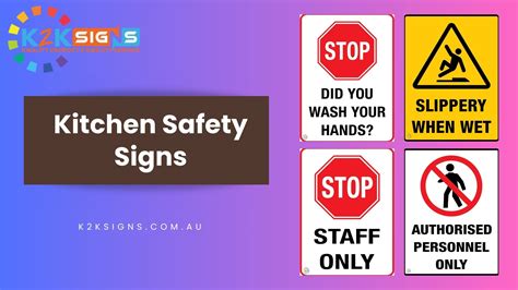 Image result for Kitchen Safety Signs