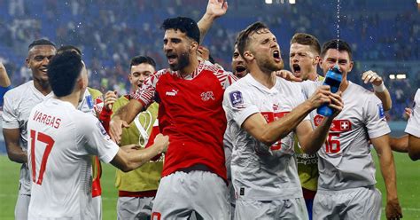 Fifa World Cup: Switzerland beat Serbia in testy clash to seal last-16 ...