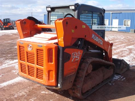 2011 Kubota Svl75 Track Skid Steer Only 220 Hours
