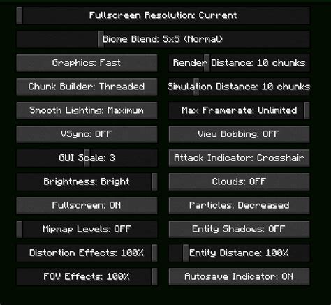 Image result for Minecraft Settings