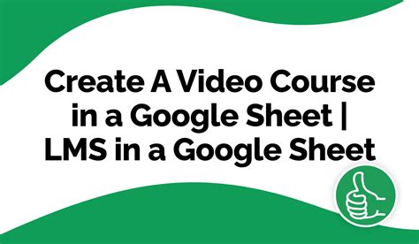 Google Sheets Videotutorial 的图像结果