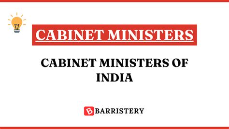 Cabinet Ministers of India 2024 in PM Modi 3.0: Full List | BARRISTERY ...