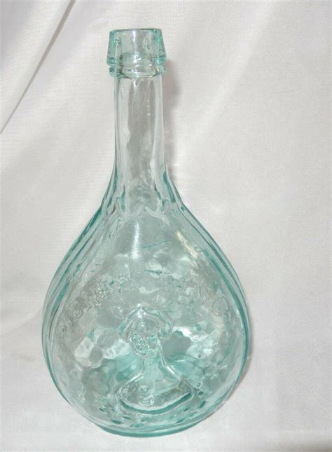 ORIGINAL 1850'S FISLERVILLE GLASS WORKS JENNY LIND OPEN PONTIL FLASK ...