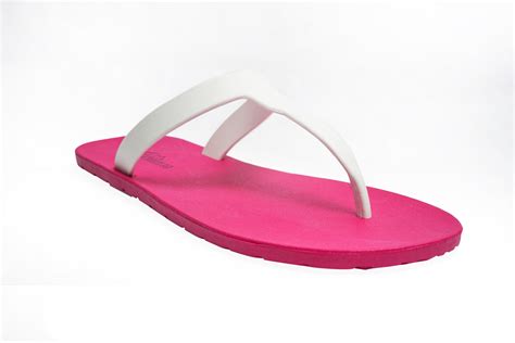 Thongs Pink Sole White Strap – Kameleo