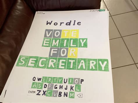 Wordle student council poster | Student council campaign posters ...