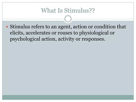Image result for Types of Stimulus