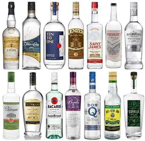 Types Of Liquor Brand Names