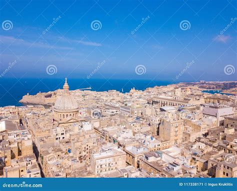 Ancient Capital City of Valletta Malta. Stock Image - Image of historic, panorama: 117338171
