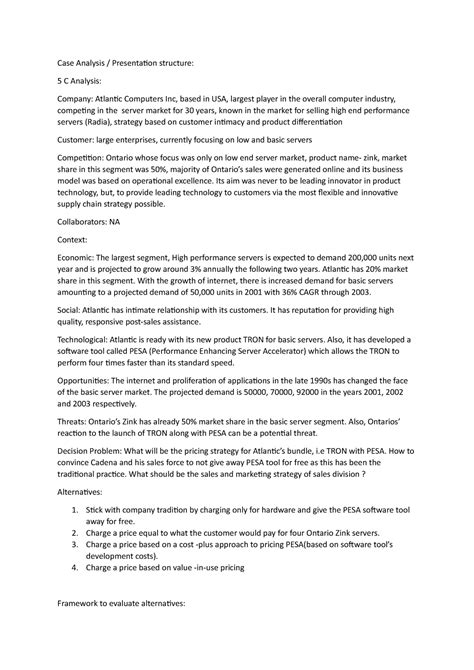 Atlantic Computers - Its aim was never to be leading innovator in ...