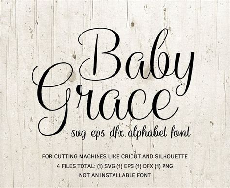 Alphabet Font SVG, Calligraphy Font SVG, Handwritten Script Cricut Svg ...