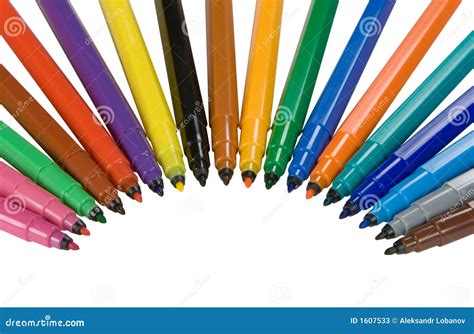 Felt tip pens stock image. Image of creative, colour, colored - 1607533