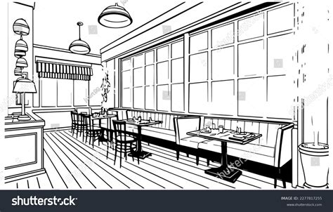 Restaurant Drawing 的图像结果