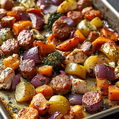 Easy Sheet Pan Chicken Sausage Dinner Ideas