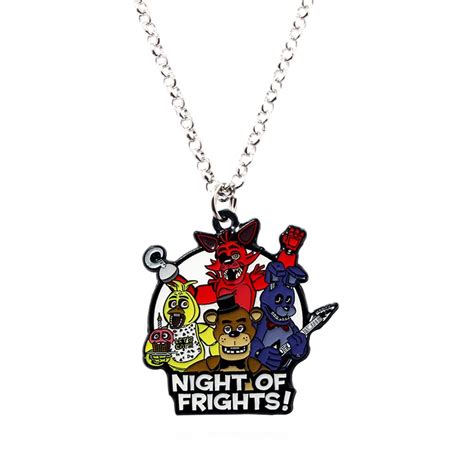 Fnaf Sun And Moon Friendship Necklace 5 Night Freddy Fazbear ...