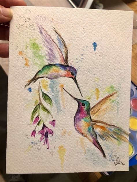 Image result for How to Paint Hummingbirds Tutorials