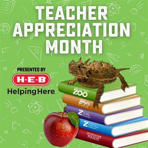 Teacher Appreciation Month, Presented by H-E-B at 3903 N Saint Marys St ...