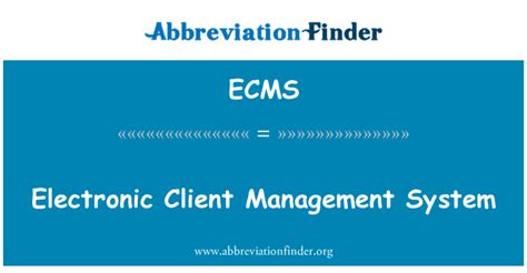 Image result for ECMS Tutorial