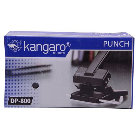 Kangaro DP 800 Paper Punch, 63 sheets, Aluminium Die Cast, Heavy Duty