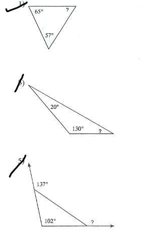find the measure of each angle indicated - Brainly.in