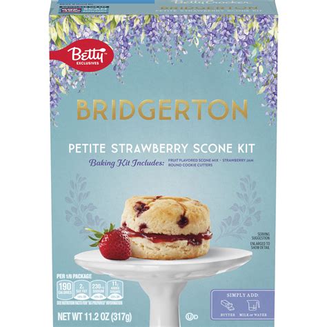Betty Crocker Bridgerton Petite Strawberry Scone Baking Kit - BettyCrocker.com