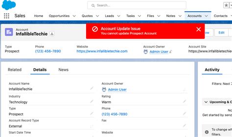 In Salesforce How to Create a Error Message 的图像结果
