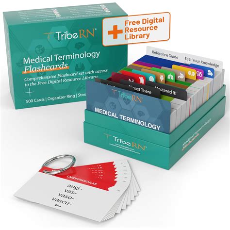 500 Double-Sided Professional Terminology flashcards for Nursing and ...