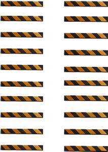 Ladwa 800mm, 20 Pieces Parking Safety Pillar Guard, Rubber Corner L ...