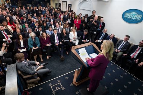 Karoline Leavitt, White House Press Secretary, Makes Steely and ...