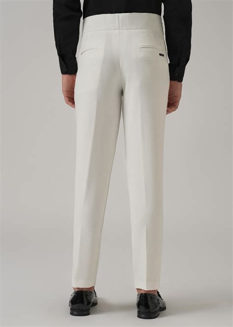 Buy Elegant White Trousers for Men Online In India