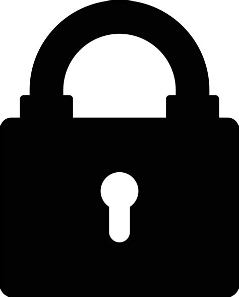 Free candado icono en plano estilo acortar Arte 22062312 PNG with ...