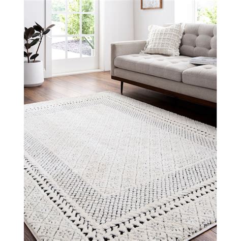 Style Selections Lost Stone 2 X 8 (ft) Onyx/White Indoor Tribal Global ...