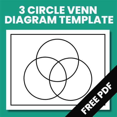 3 Circle Venn Diagram Template [Free Printable PDF]