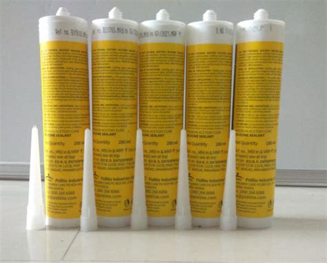 Pidilite Dr. Fixit FEVISEAL ACETOXY Silicone Sealant (Clear Pack Of 5 ...
