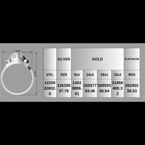 Balaji Ring 3D Model Jewelry Design - Exquisite Craftsmanship