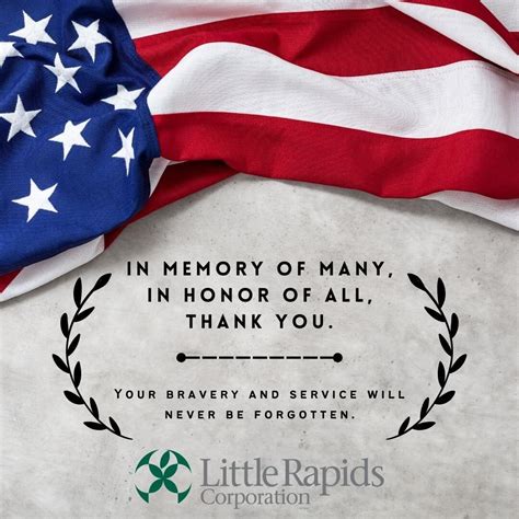 Little Rapids Corporation on LinkedIn: #memorialday #honorthefallen # ...