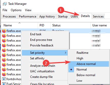 Set Task Manager Hig Permanently 的图像结果