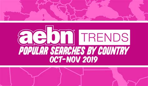 AEBN Reveals Most Popular Searches by Country for Oct./Nov. 2019 | AVN