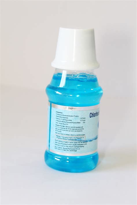 Chlorsept Chlorhexidine Gluconate Mouth Wash Oral Rinse, Packaging Type: Bottle, Packaging Size ...