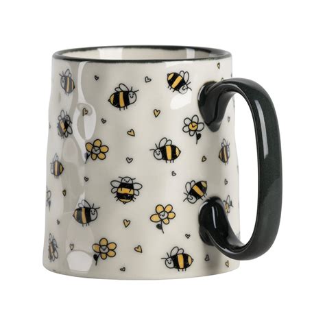 Ten Strawberry Street 10 Strawberry Street Bella Bees Mug, Set Of 4 | Wayfair