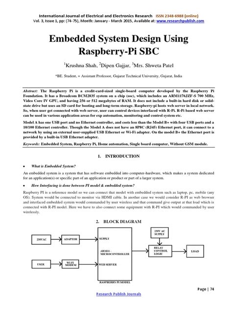 Raspberry Pi Embedded System 的图像结果